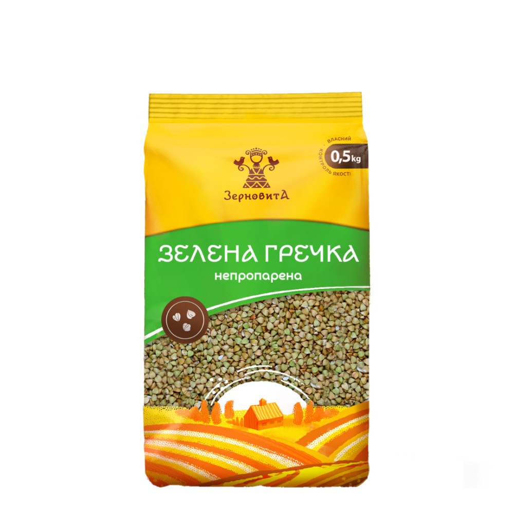 Гречка не пропарена 500 г "Зерновита"