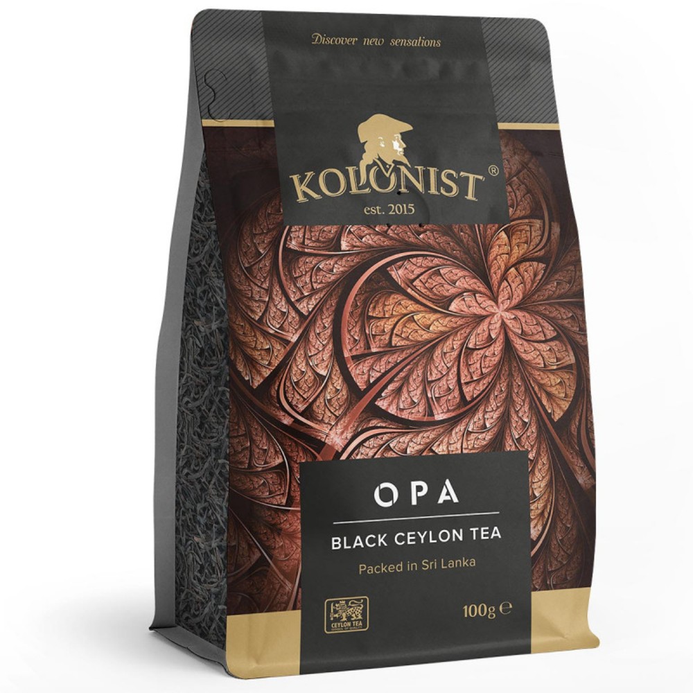 Чай чорний цейлонський ОРА blak 100г Kolonist