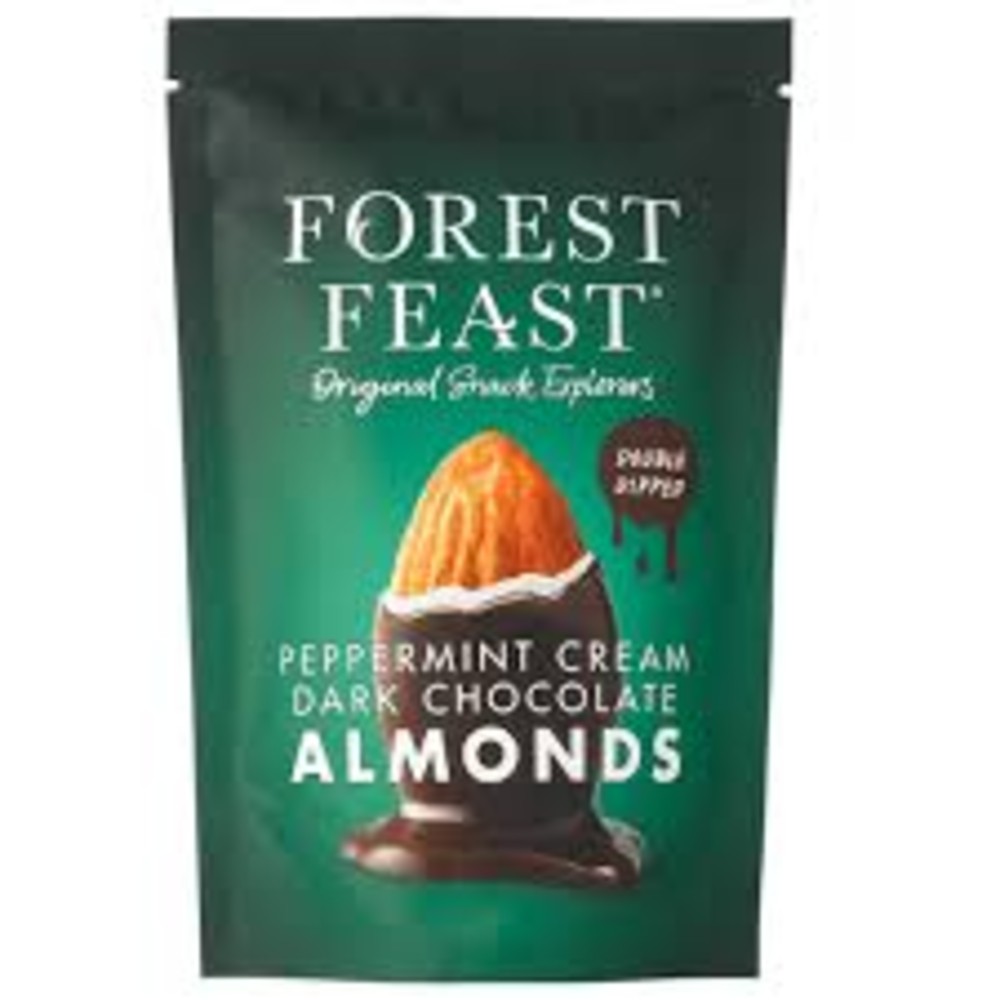 Мигдаль смажений з м'ятним кремом в темному шоколаді 120г Forest Fest