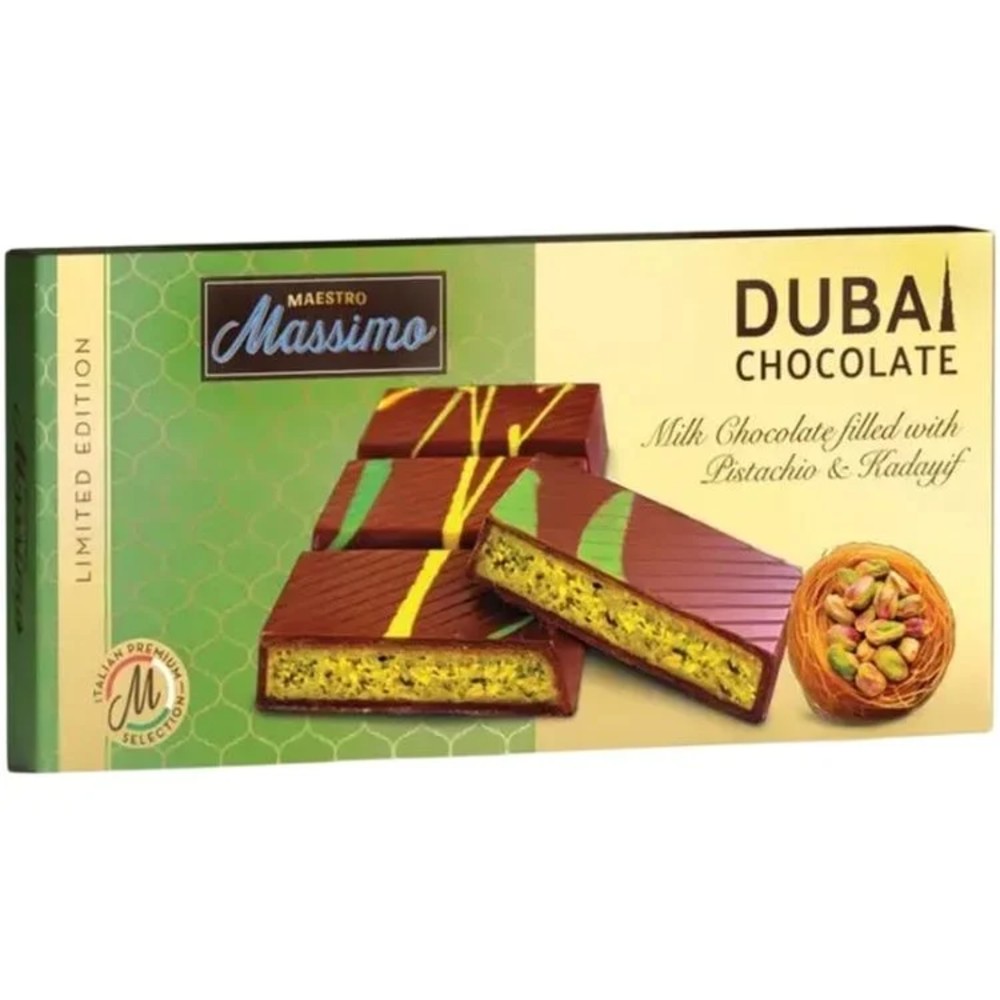 Дубайський шоколад Maestro Massimo 200г