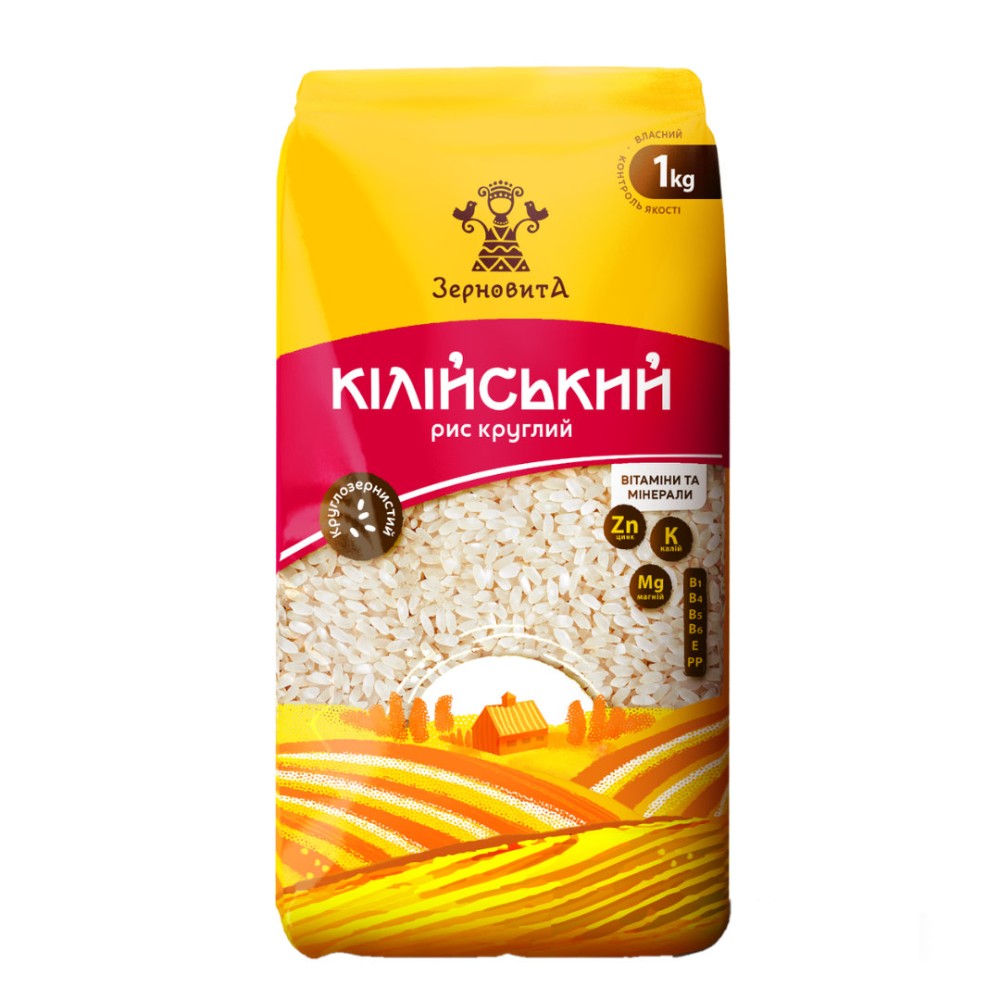 Рис круглий Кілійський 1 кг Зерновита