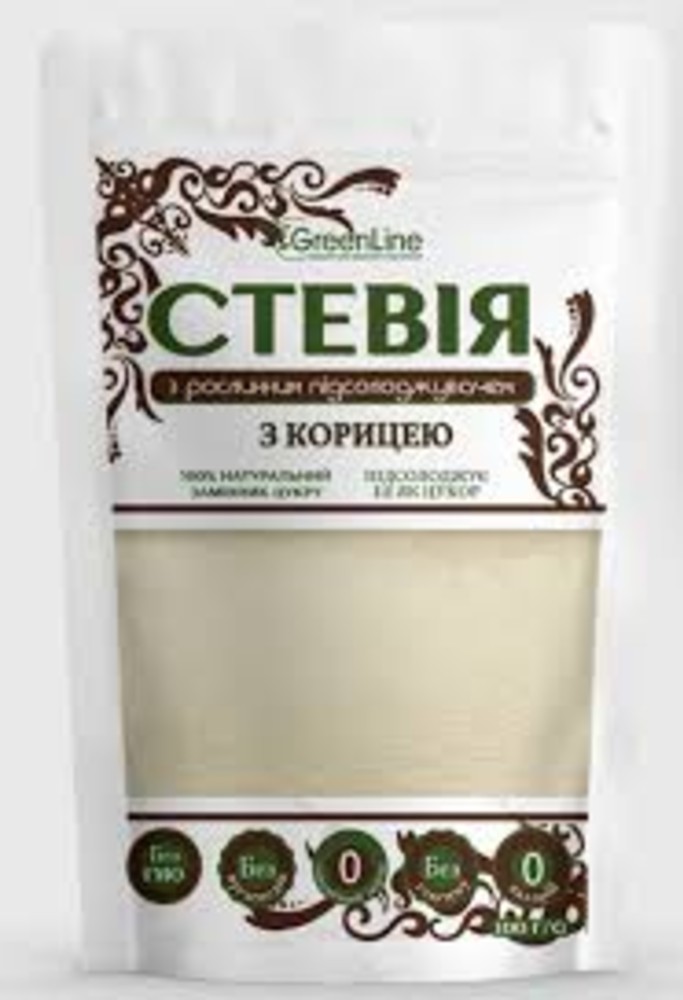 Стевія з корицею з рослиним підсолоджувачем