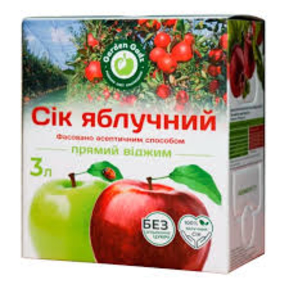 Сік яблучний 3л Gadz