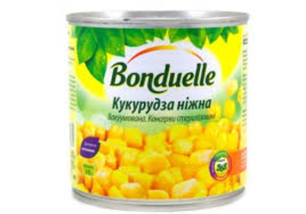 Кукурудза ніжна ж/б 340г  Bonduelle