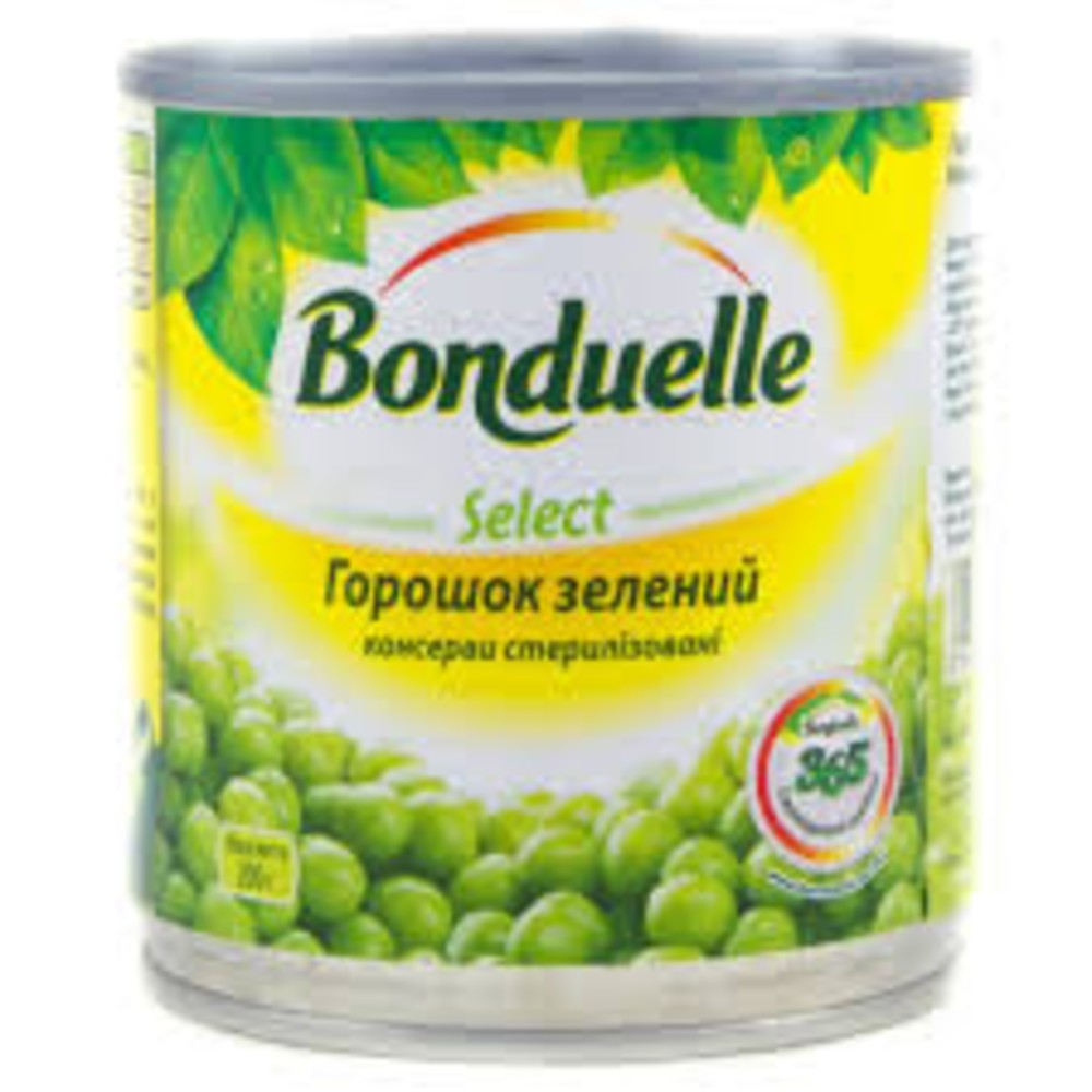 Горошок зелений ж/б 200г Bouduelle
