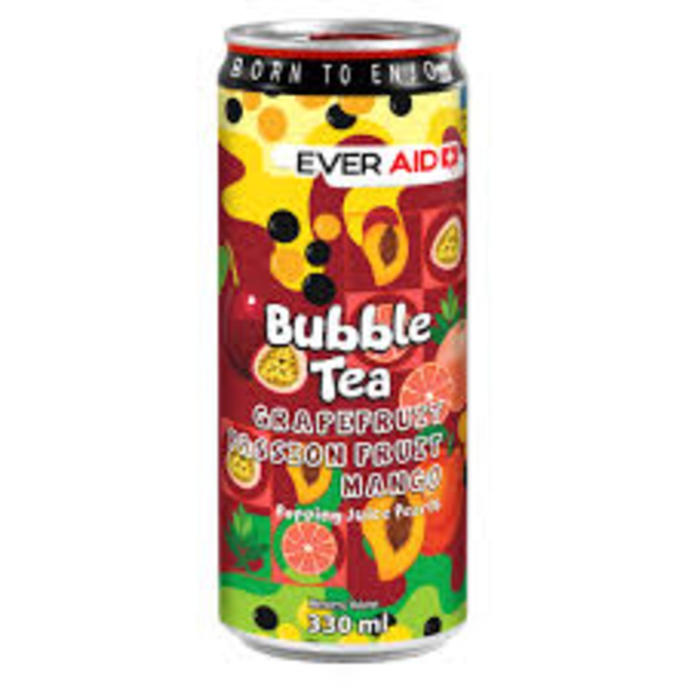 Напій безалкогольний BUBBLE TEA Grapefr