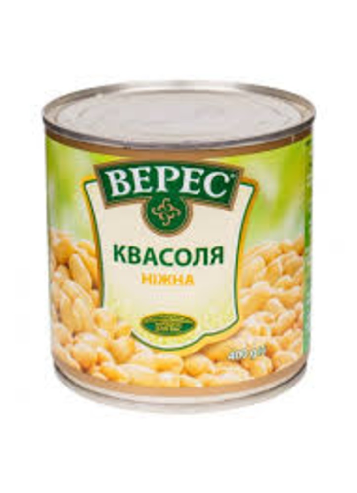 Квасоля ніжна 400г ж/б Верес