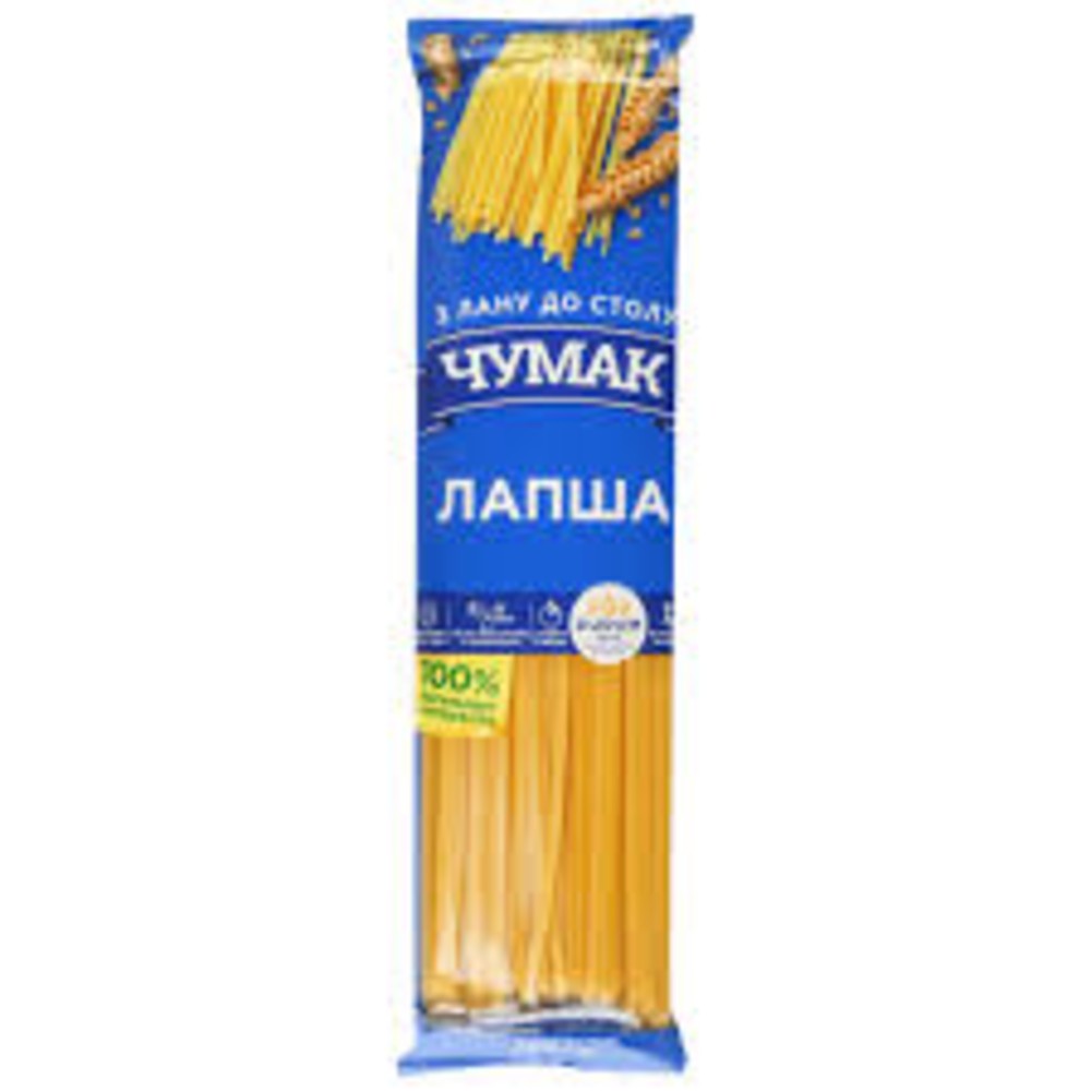 Макарони Лапша довгорізані Пластик 400г
