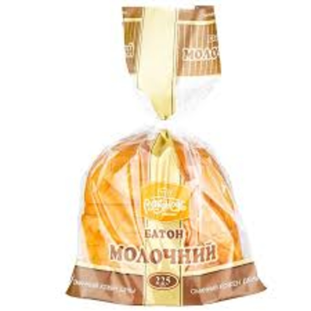 Батон Молочний 0,2кг пол.виробу