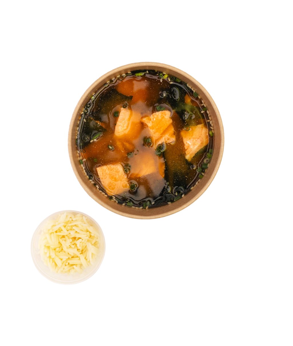 Мисо суп с норвежским лососем