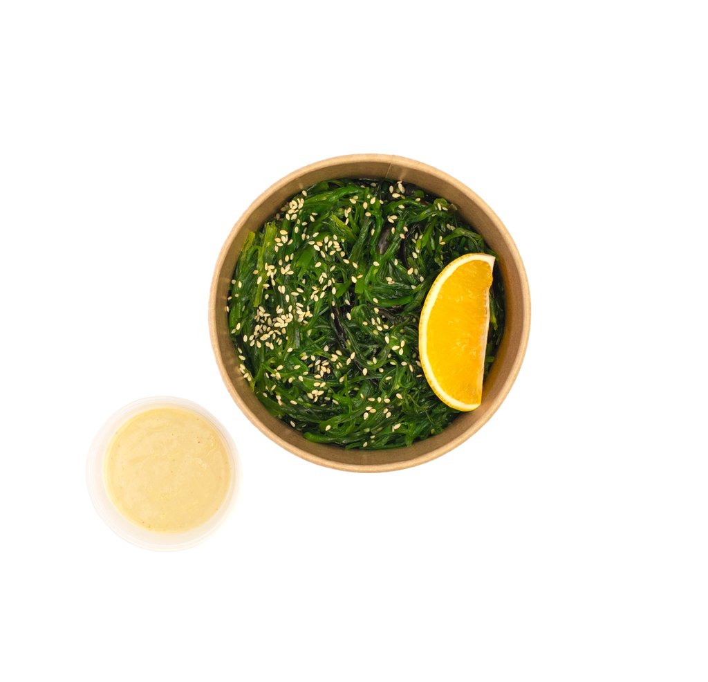 Чука салат с арахисовым соусом