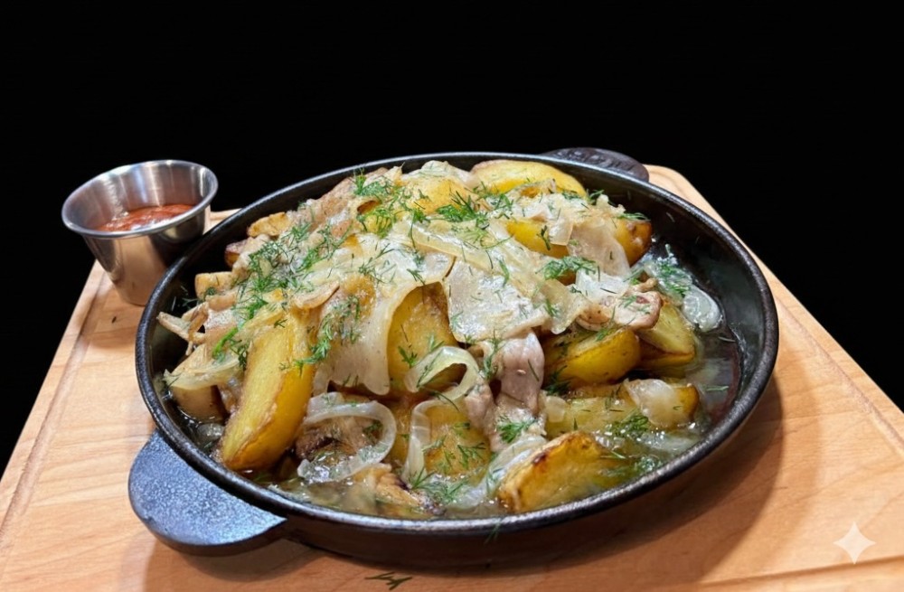 Пательня з м'ясом