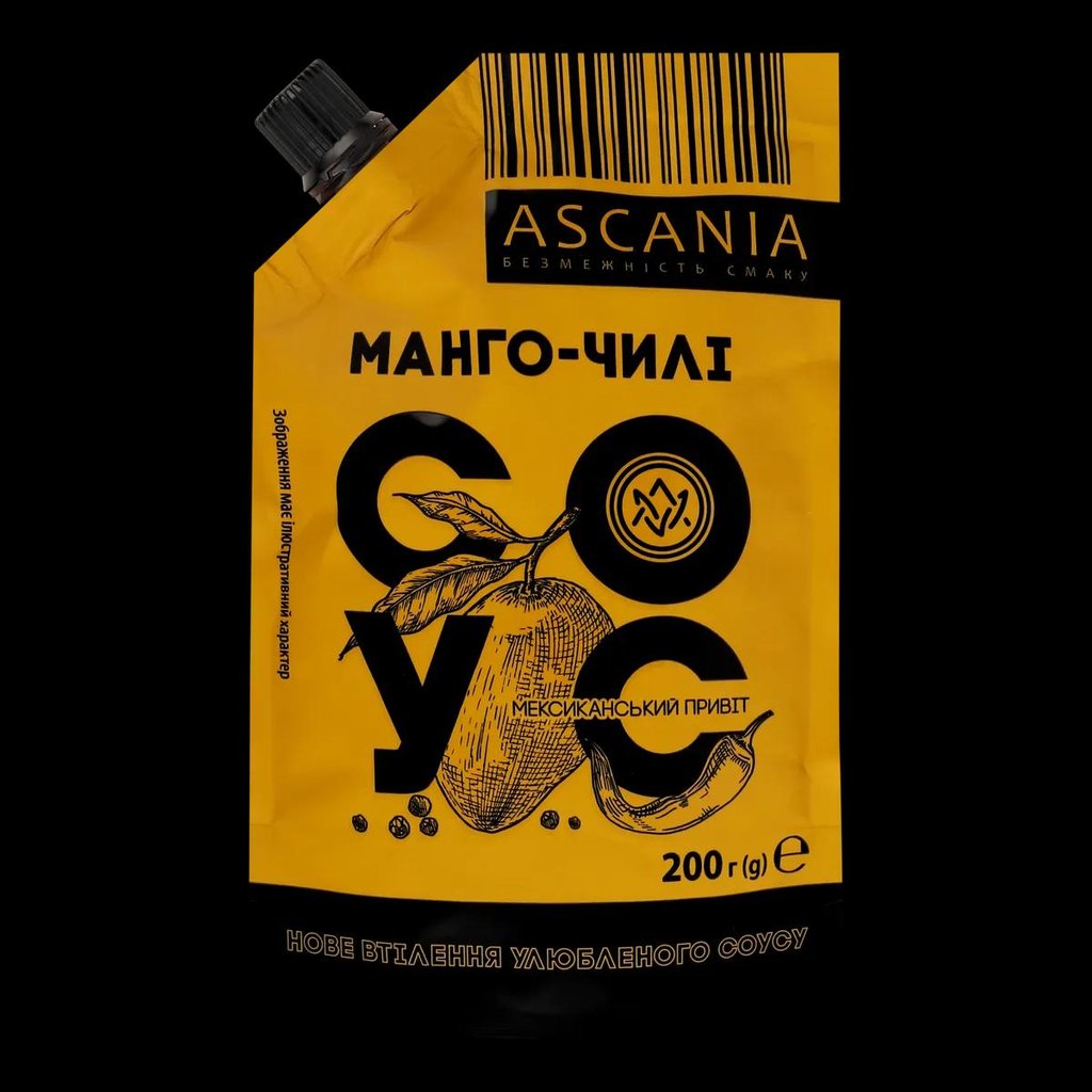 Соус дой-пак "Манго-чилі" 200г