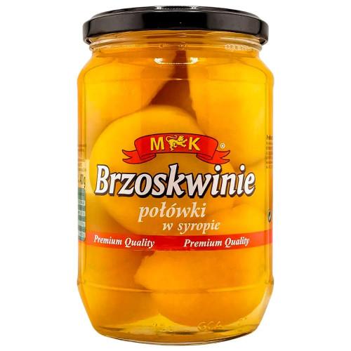 Персики МК консервовані  слоїк 680г