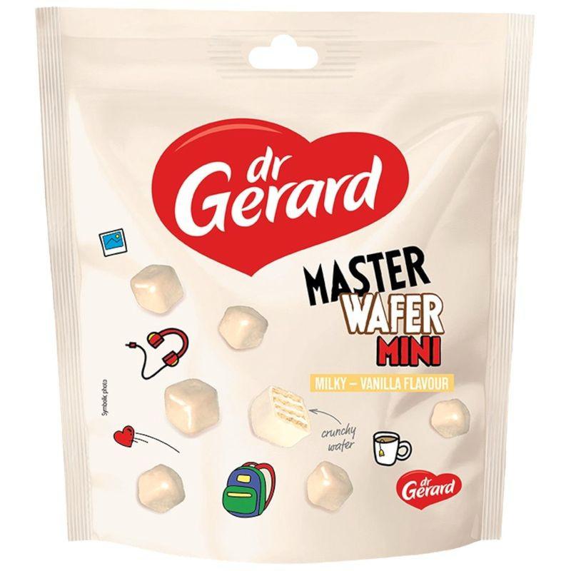 Вафлі міні Dr.Gerard Master Wafer mini white з ванільною начинкою  у білій оболонці- 110г.