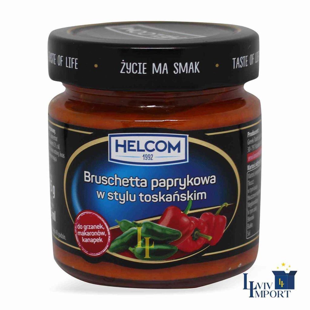 Соус БРУСКЕТА HELCOM тосканська паприкова 225г