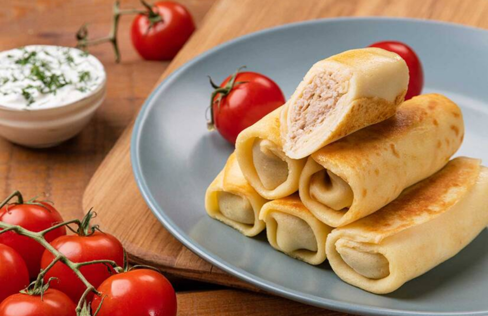 Млинці з куркою