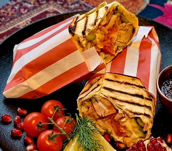 Шаурма на мангале  (курятина)