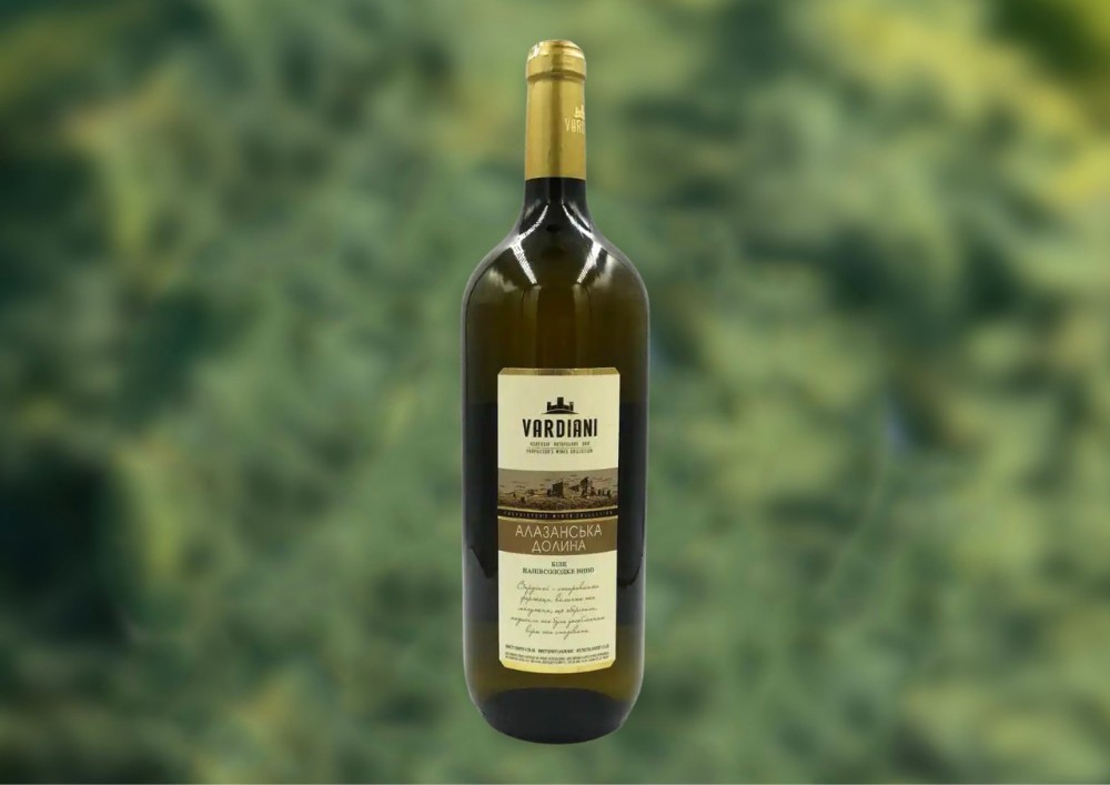 Вино Вардіані Алазанська долина біле н/с 0,75 л