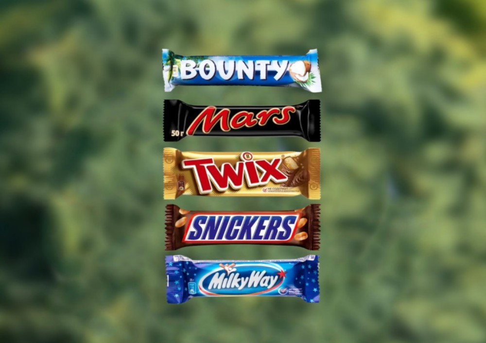 Баунті, Марс, Снікерс 57г