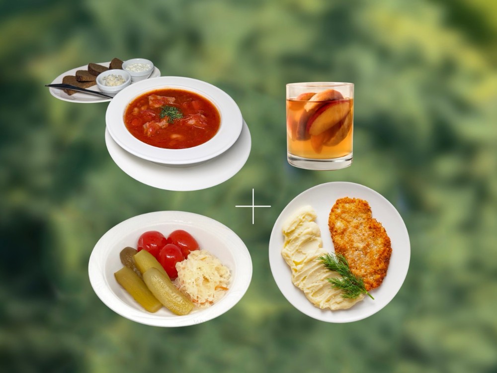 Комплексний обід 1 понеділок.