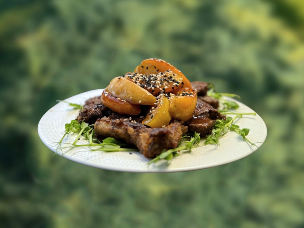 Печінка з карамелізованим яблуком 250г