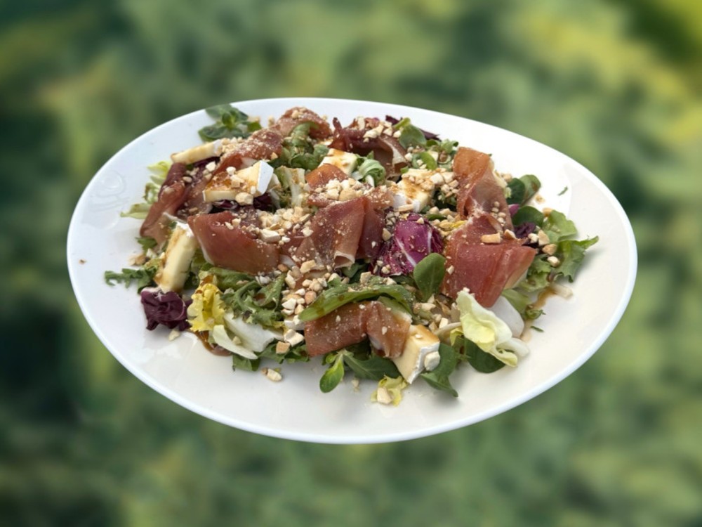 Салат з хамоном 1/250