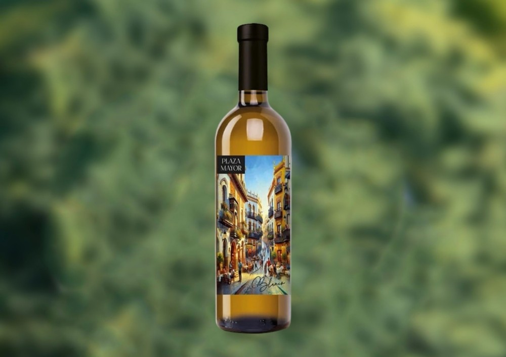 Вино PLAZA MAYOR Blanco біле сухе 0,75л