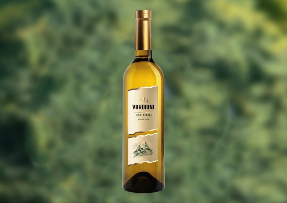 Вино Вардіані Ркацителі біле сухе 50 мл