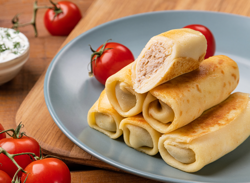 Млинці з куркою