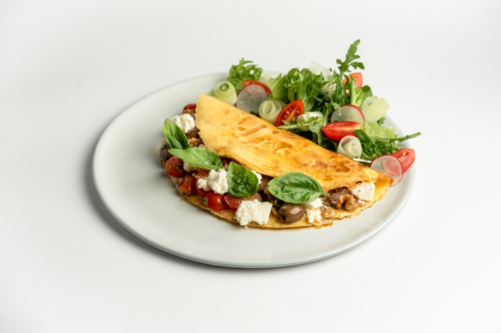 Feta Stuffed Omelette