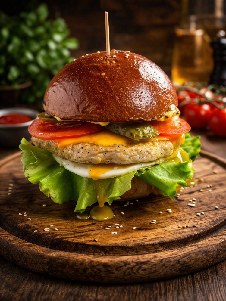 Чізбургер з куркою