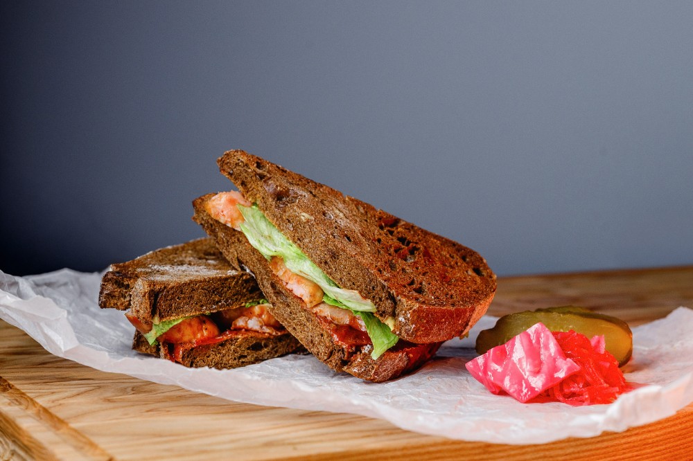 Гриль-сендвіч з домашньою ковбасою