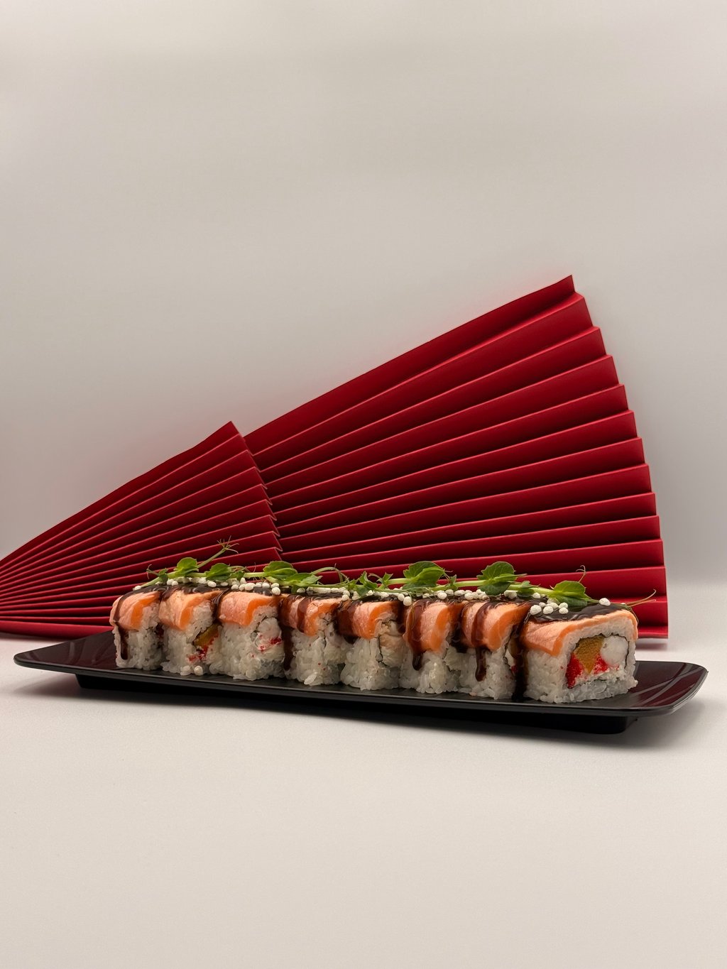 Рол Татакі з креветкою та манго