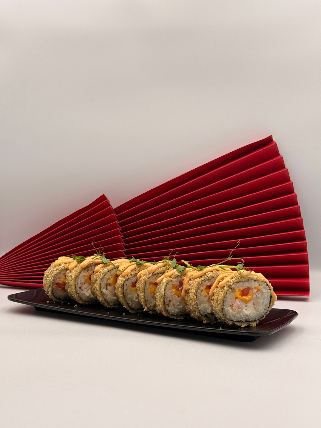 Рол Теплий з креветкою та сніговим крабом