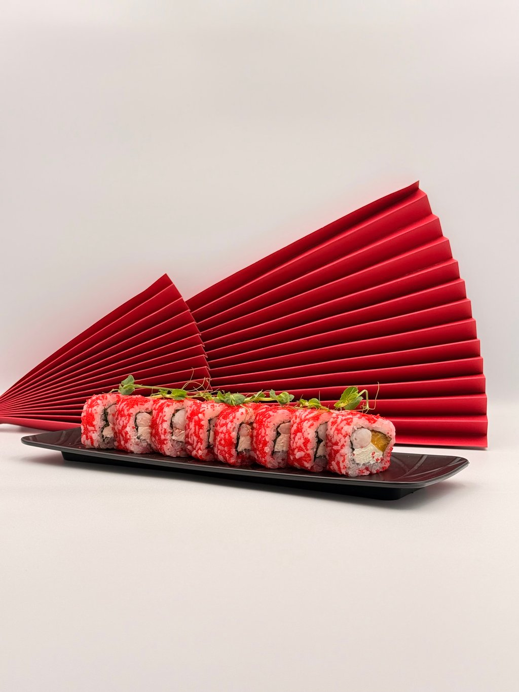 Рол Філадельфія з креветкою та манго