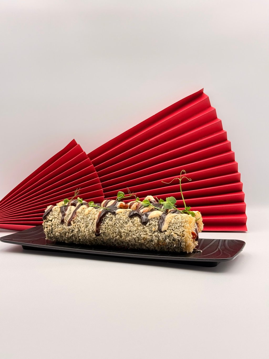 Рол дог з лососем та креветкою