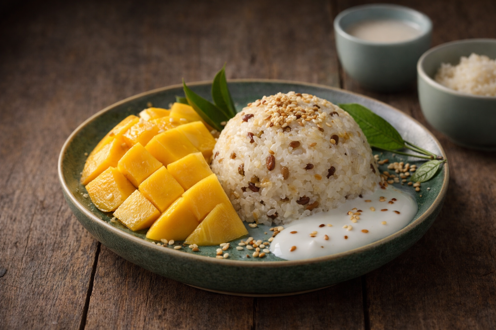 MANGO MUNGGO STICKY RICE