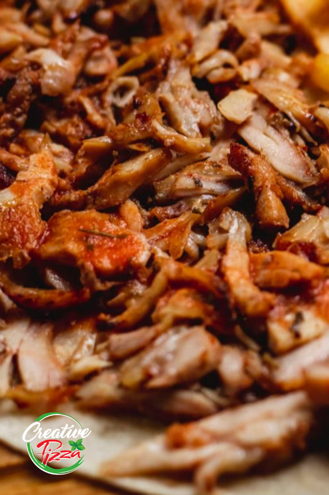 Курка варена в піцу