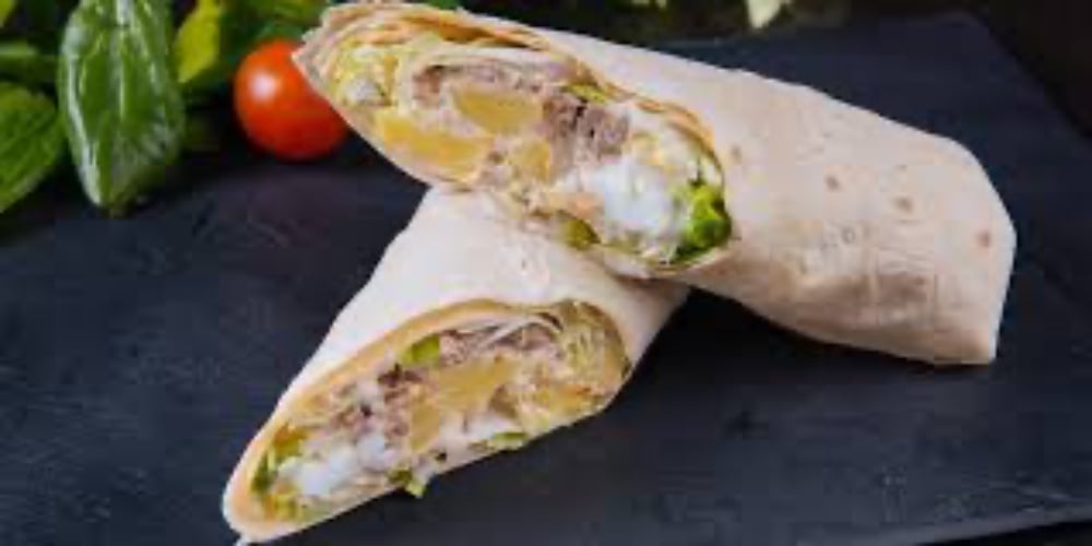 Шаурма курка с ананасом