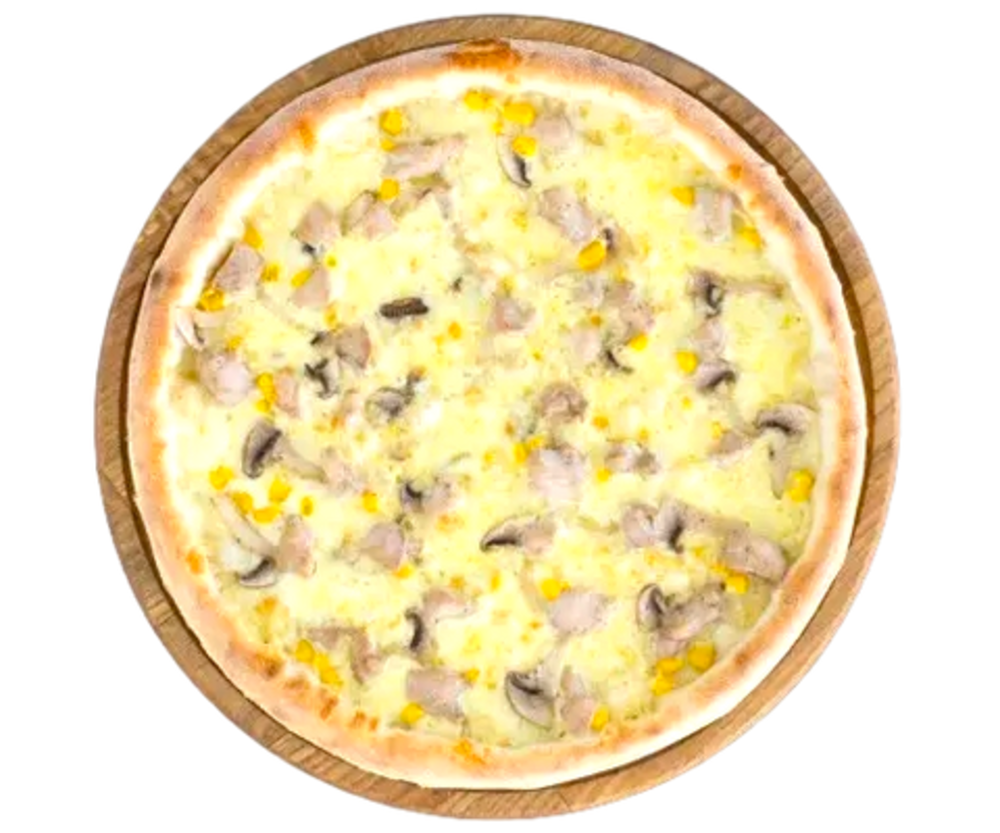 Куриця с грибами