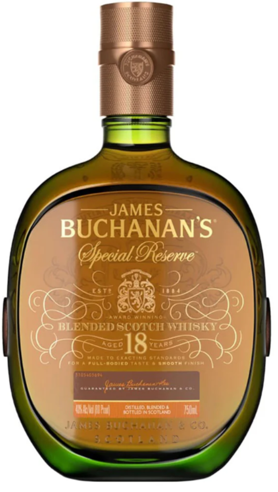 BOT. BUCHANANS 18 AÑOS