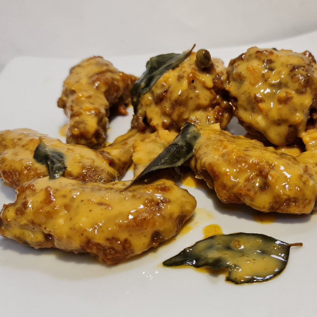 Salted Egg Wings 12 pcs