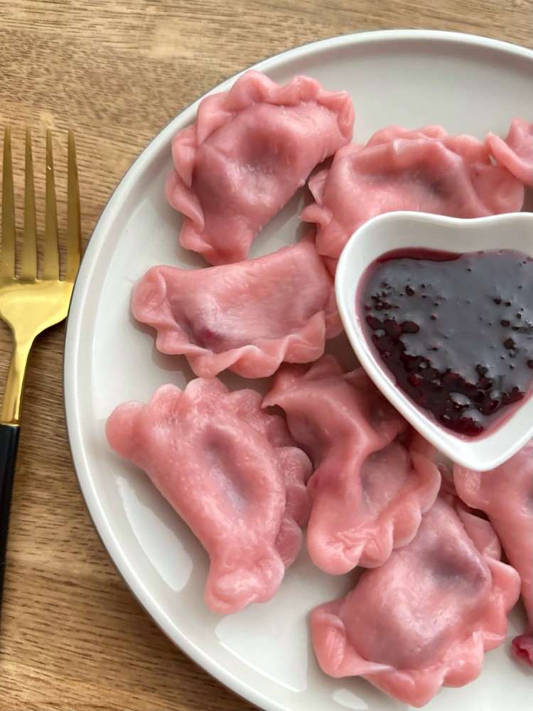 Вареник сир,малина