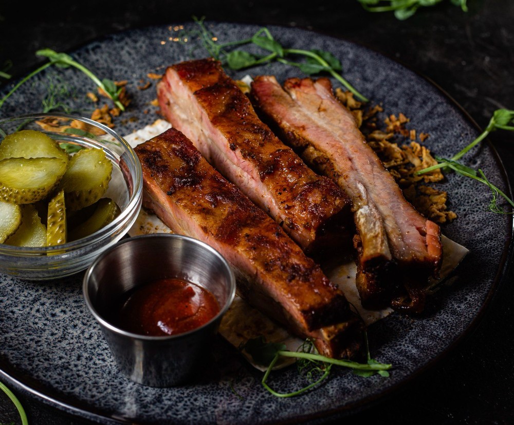 Реберця BBQ зі смокеру 100гр