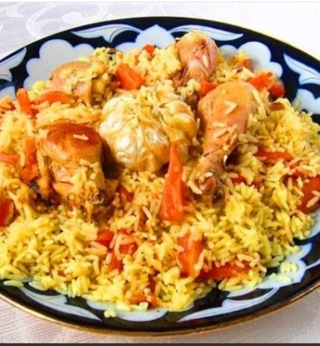 Плов с курицей 1кг /Plov with chicken 1kg