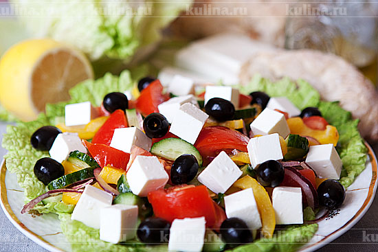 Греческий салат/ Greek salad