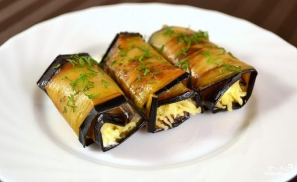 Баклажановые рулетики / Eggplant rolls