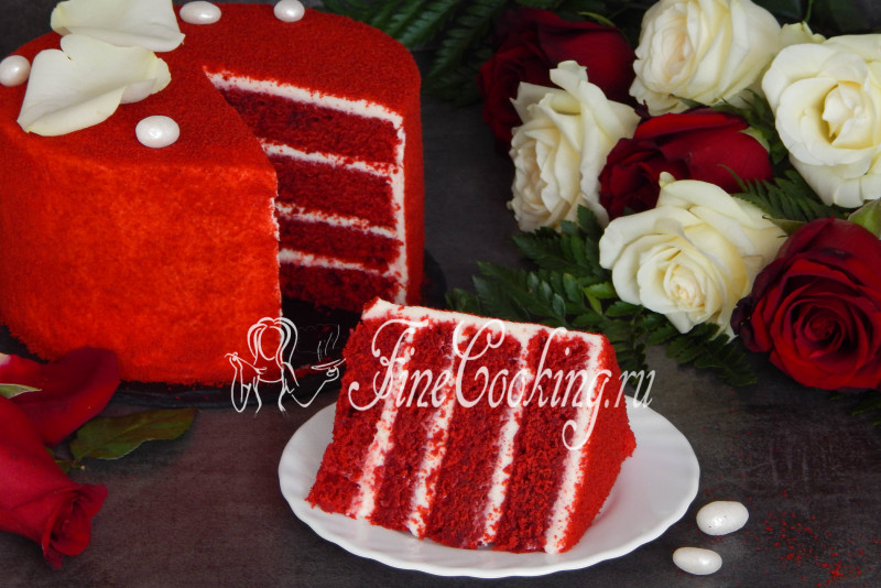 Торт "Красный бархат" НГ/ Cake "Red NY