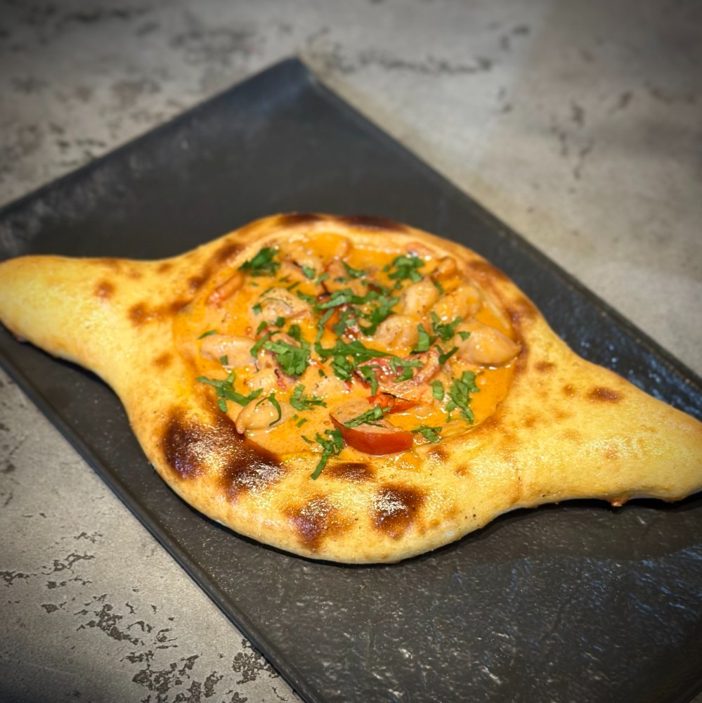  Хачапурі том-ям з креветкою